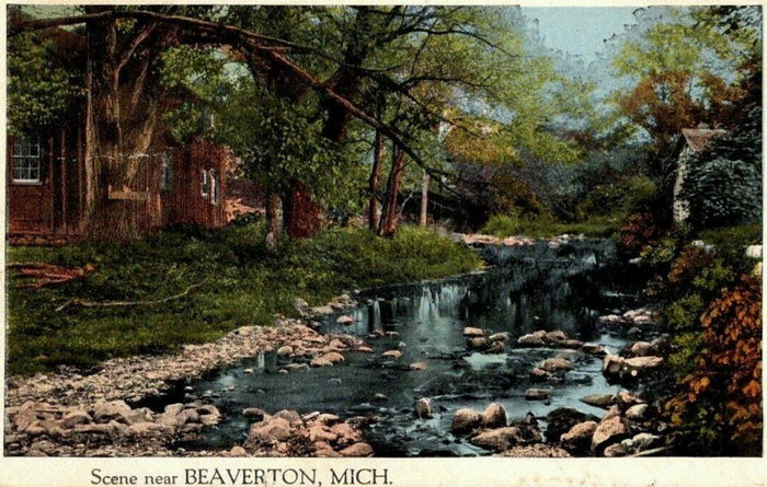 Beaverton - Old Post Card Photo (newer photo)